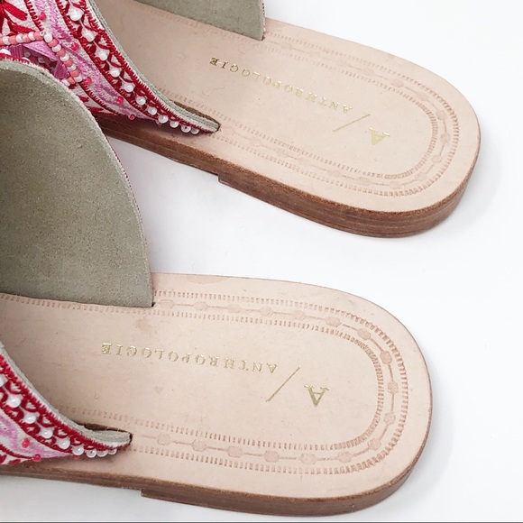 Anthropologie Well-Embellished Slide Sandals - Picture 10 of 11